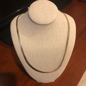 14k Italian Gold Herringbone Chain
